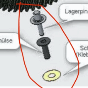 Bosch stalen pen met rubber BDU-2